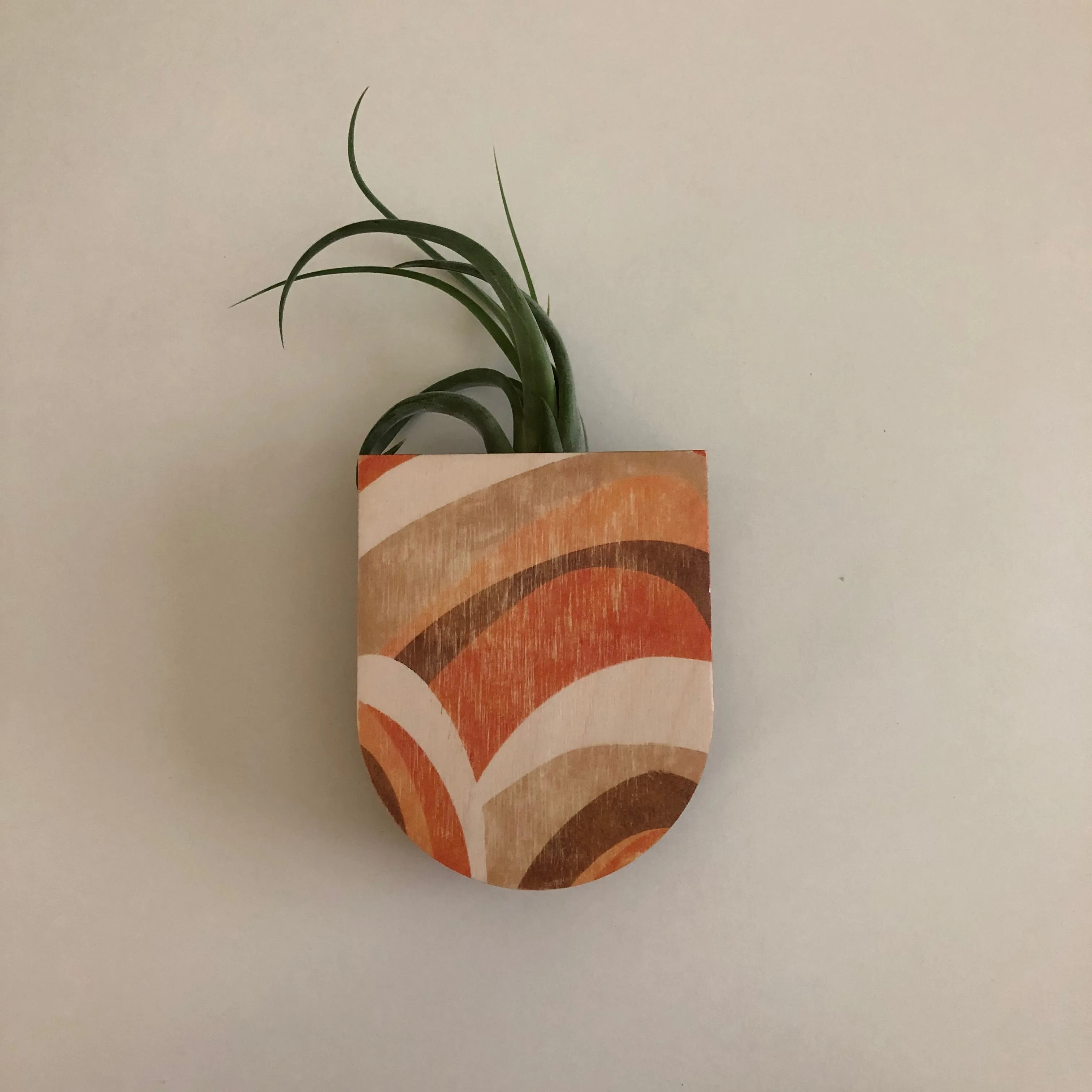 Abstract Pocket Wall Planter Vase