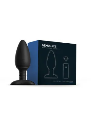 Ace Large Remote Control Vibrating Butt Plug