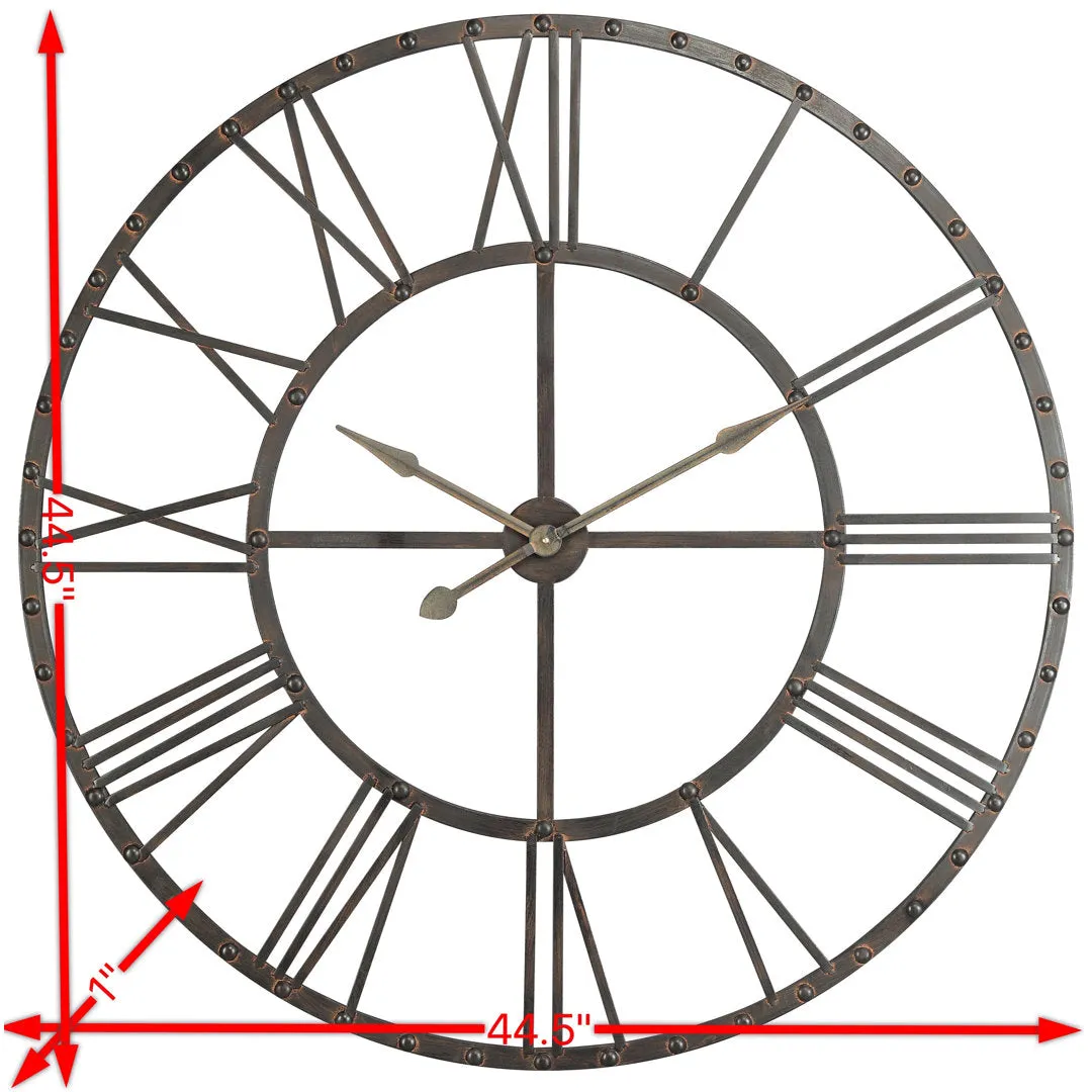 Acerra 44.5" Wall Clock Birch Lane™