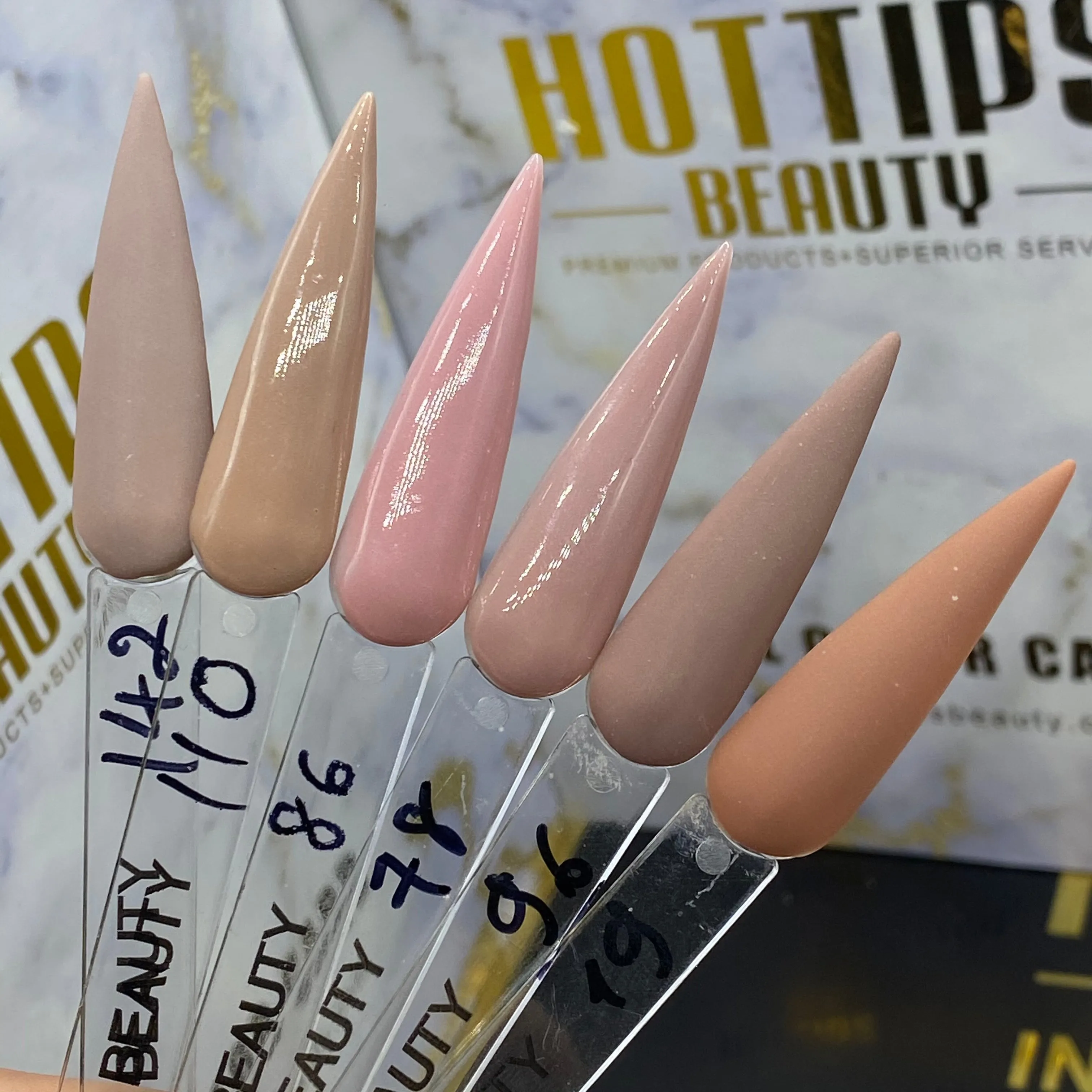 Acrylic Nude Collection 2 ( 6 colors #142; 110; 86; 78; 96; 19)