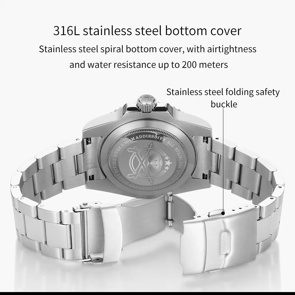 ADDIESDIVE Great Wave Sub Diver Watch（H3AC-Surf）