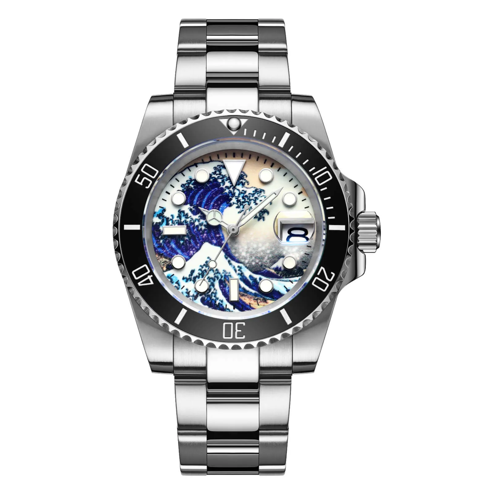 ADDIESDIVE Great Wave Sub Diver Watch（H3AC-Surf）