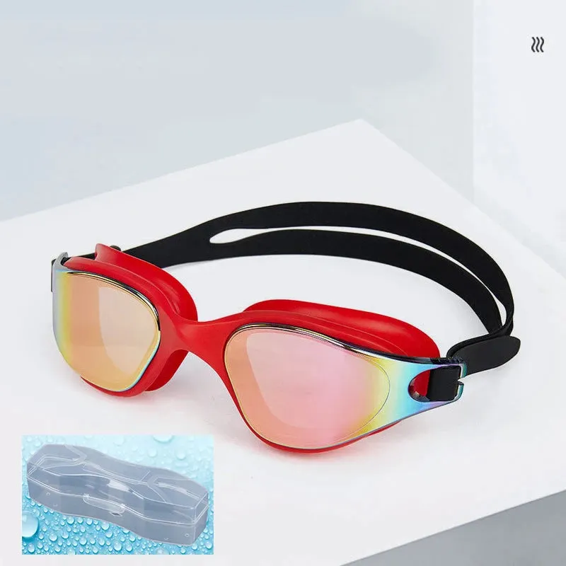 Adjustable Waterproof Anti-fog Swimming Goggles for Men and Women - UV Protection