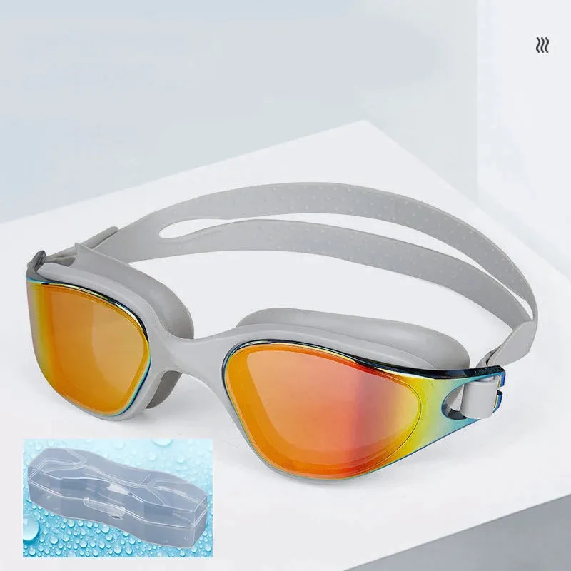 Adjustable Waterproof Anti-fog Swimming Goggles for Men and Women - UV Protection