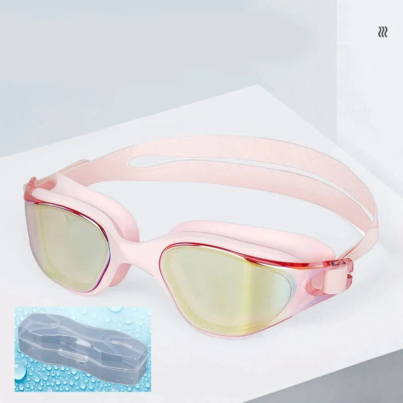 Adjustable Waterproof Anti-fog Swimming Goggles for Men and Women - UV Protection