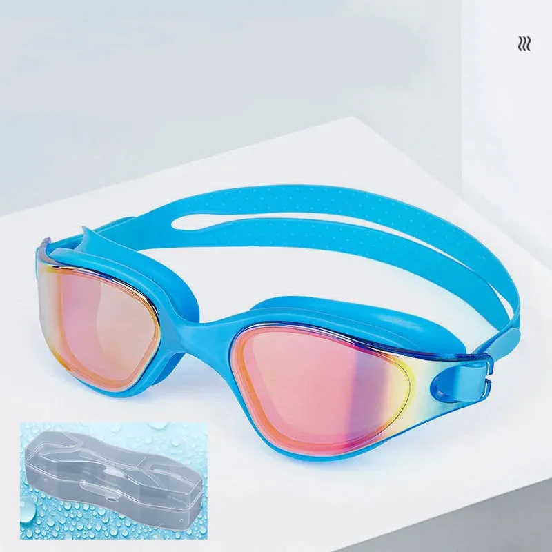 Adjustable Waterproof Anti-fog Swimming Goggles for Men and Women - UV Protection