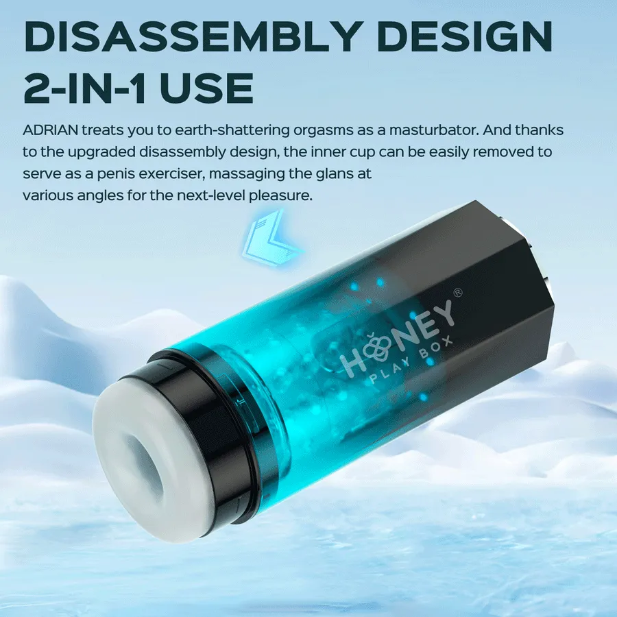 ADRIAN The World’s First Deep Diving Fully Waterproof Automatic Male Masturbator