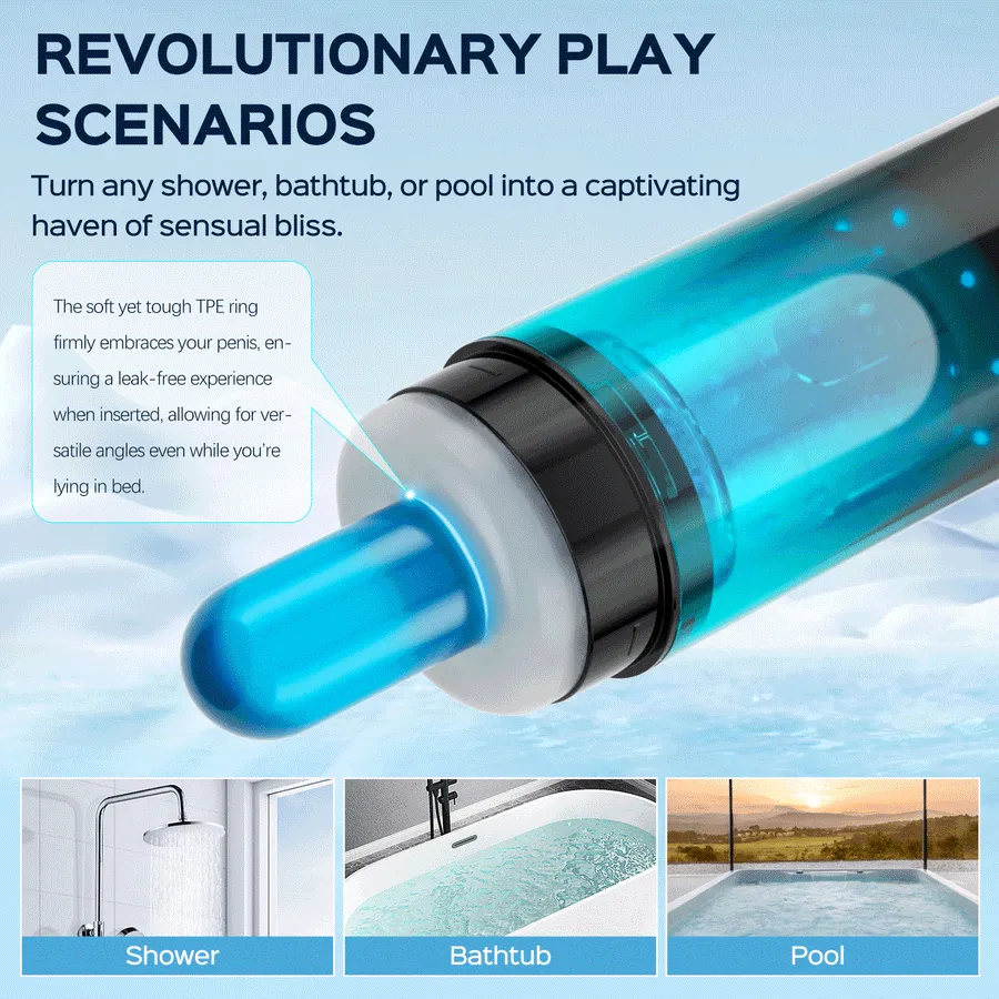 ADRIAN The World’s First Deep Diving Fully Waterproof Automatic Male Masturbator