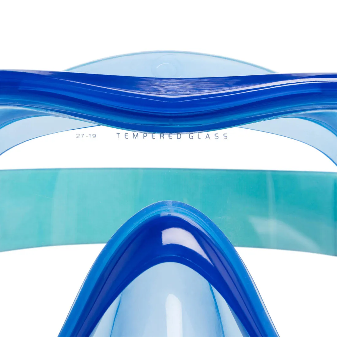 Adult’s Diving Snorkelling Mask and Snorkel Kit SNK 100 - Pale