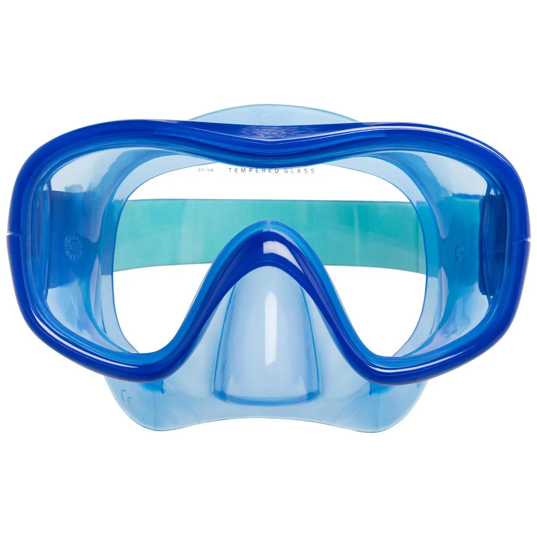 Adult’s Diving Snorkelling Mask and Snorkel Kit SNK 100 - Pale