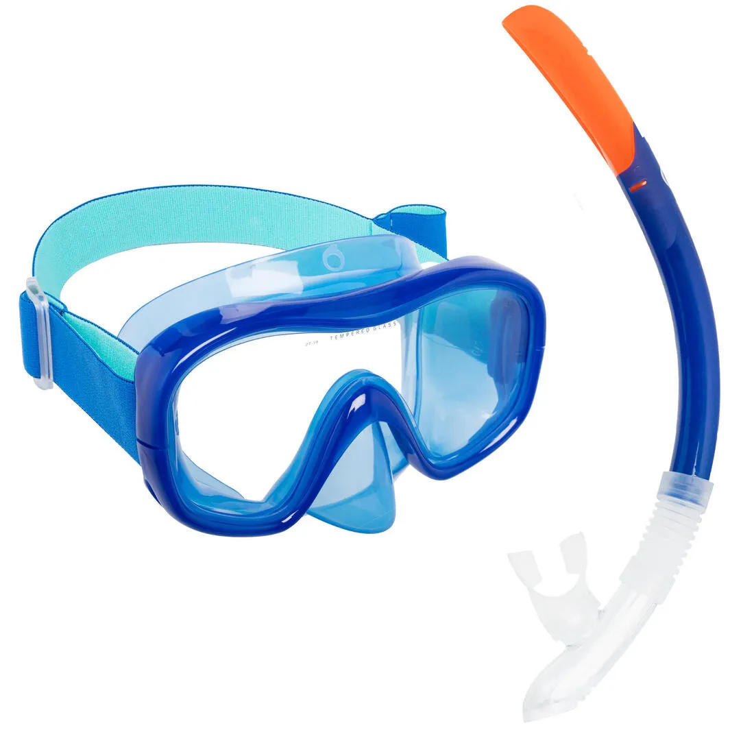 Adult’s Diving Snorkelling Mask and Snorkel Kit SNK 100 - Pale