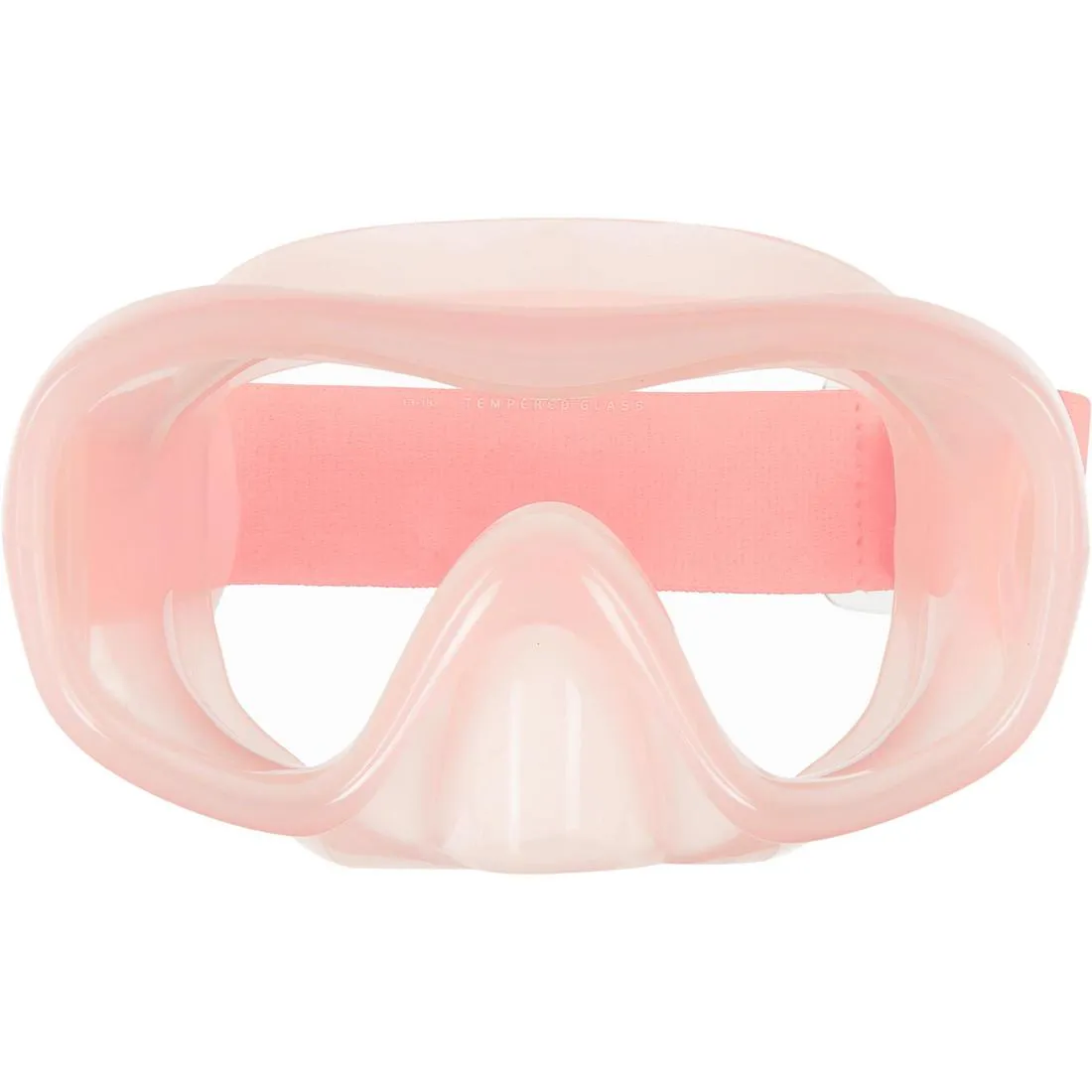 Adult’s Diving Snorkelling Mask and Snorkel Kit SNK 100 - Pale