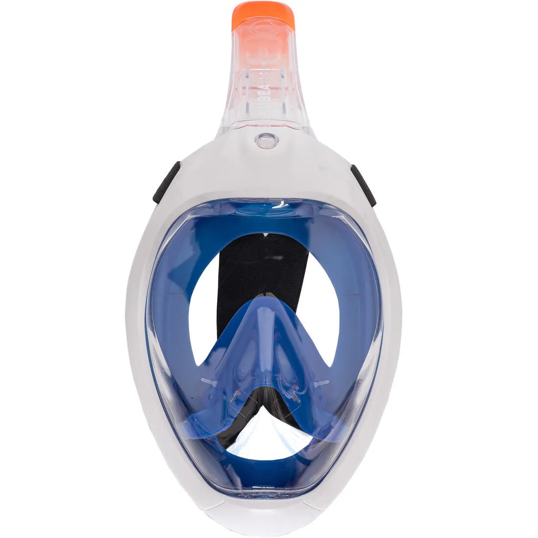 Adults' snorkelling kit Easybreath 500 mask fins - blue