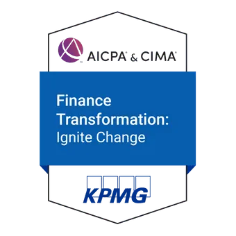 AICPA & KPMG Certification on Finance Transformation. Ignite change