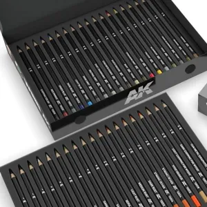AK Interactive 37x Weathering Pencil Deluxe Edition Box AK Interactive # 10047