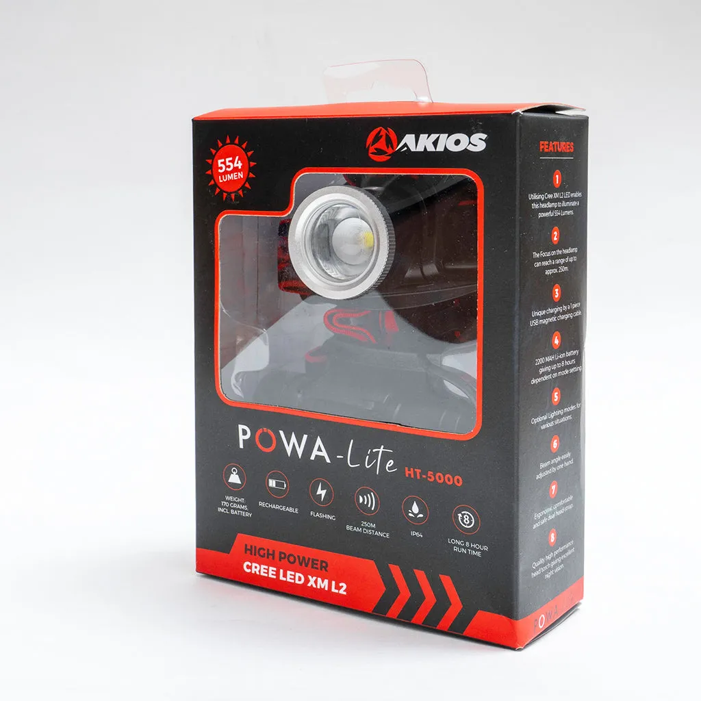 Akios Powa-Lite Head Torch