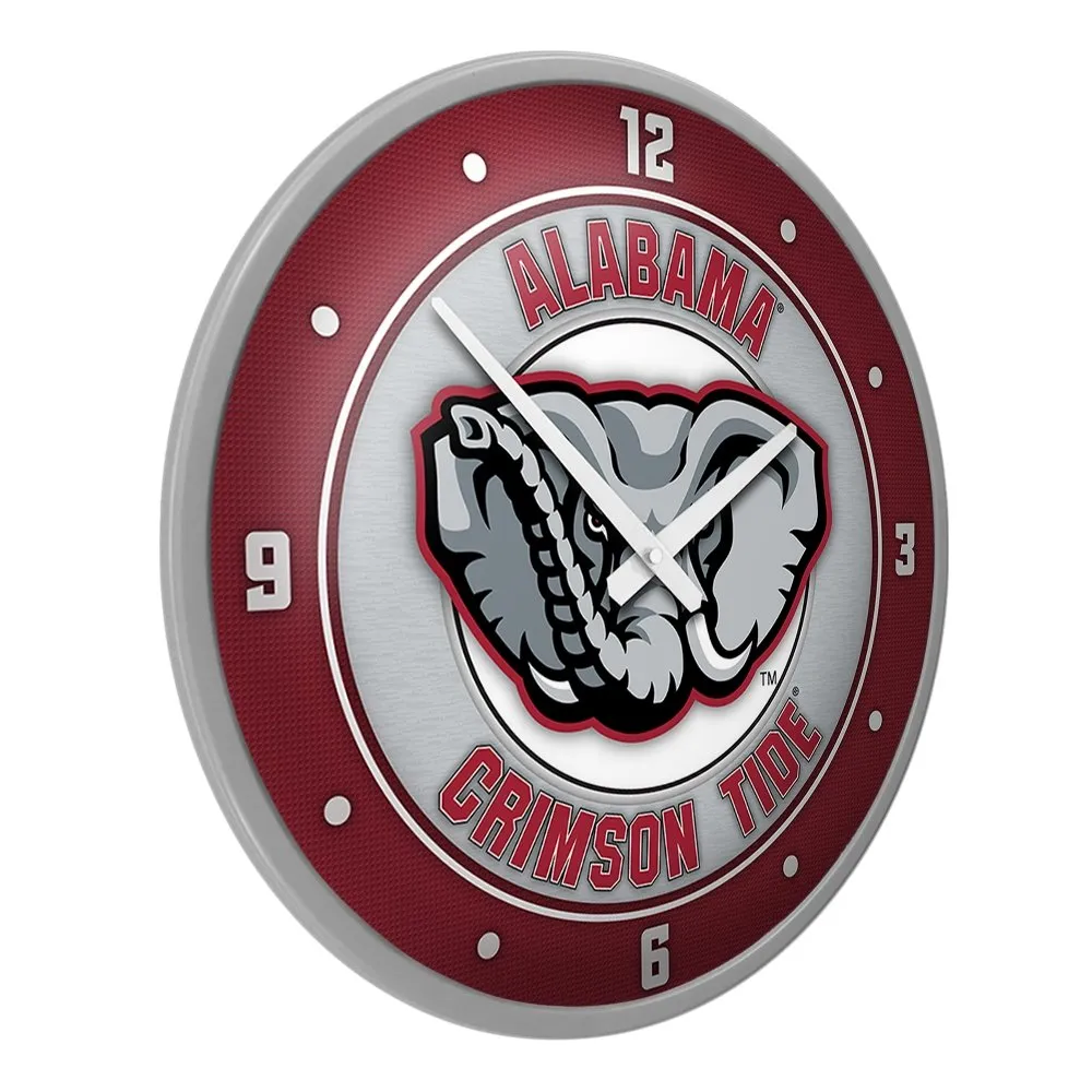 Alabama Crimson Tide: Al Logo - Modern Disc Wall Clock