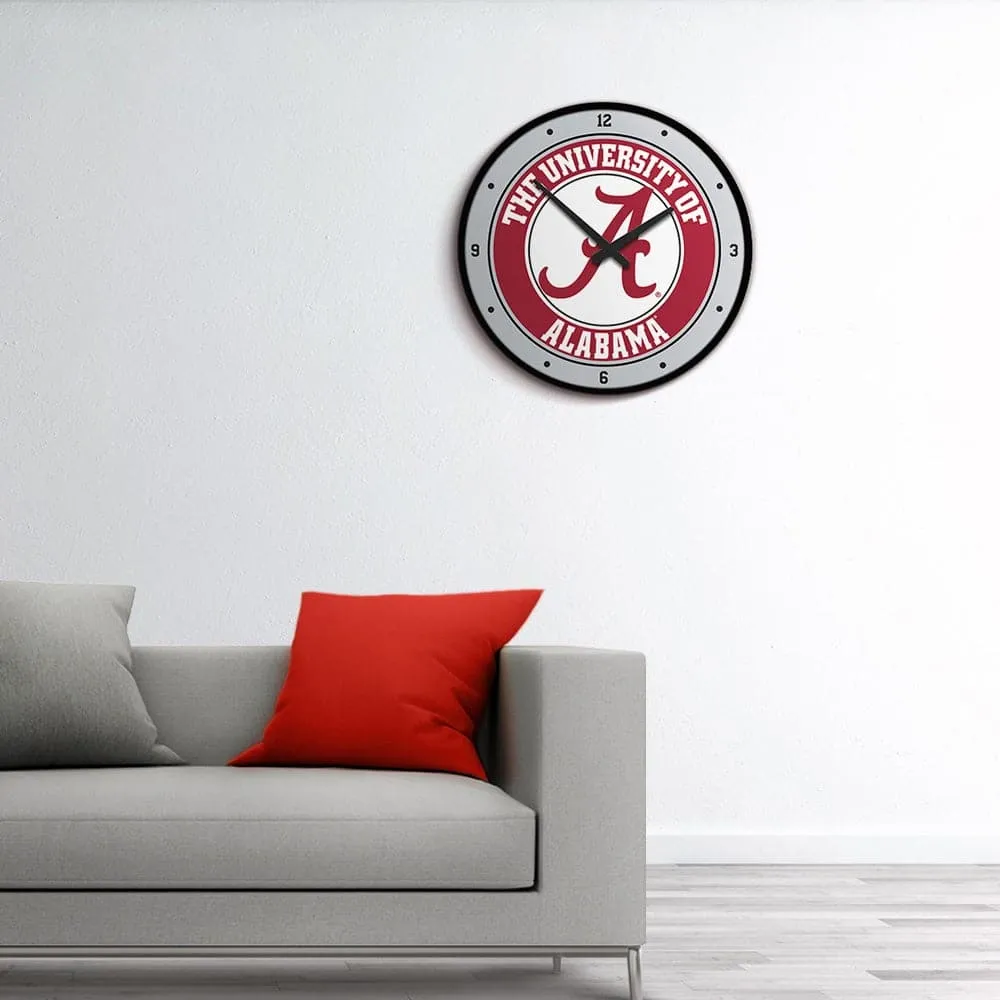 Alabama Crimson Tide: Modern Disc Wall Clock
