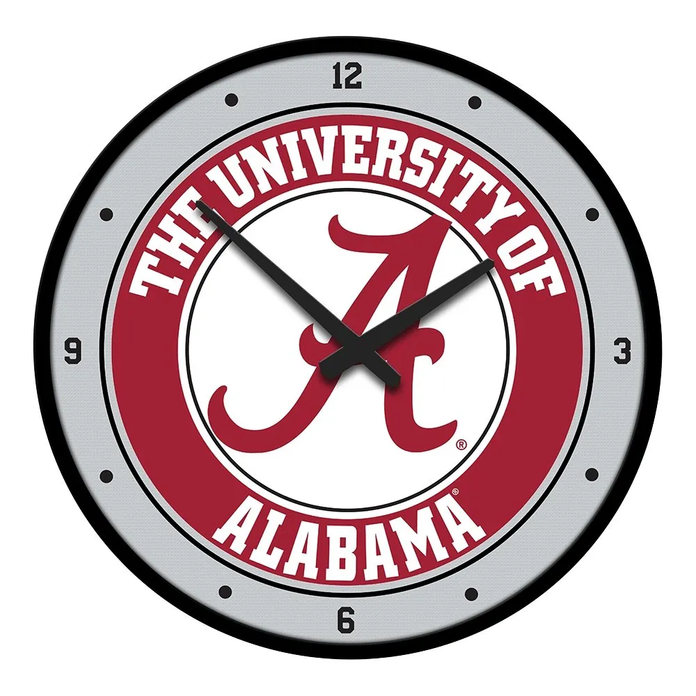 Alabama Crimson Tide: Modern Disc Wall Clock