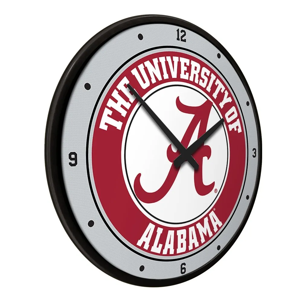 Alabama Crimson Tide: Modern Disc Wall Clock