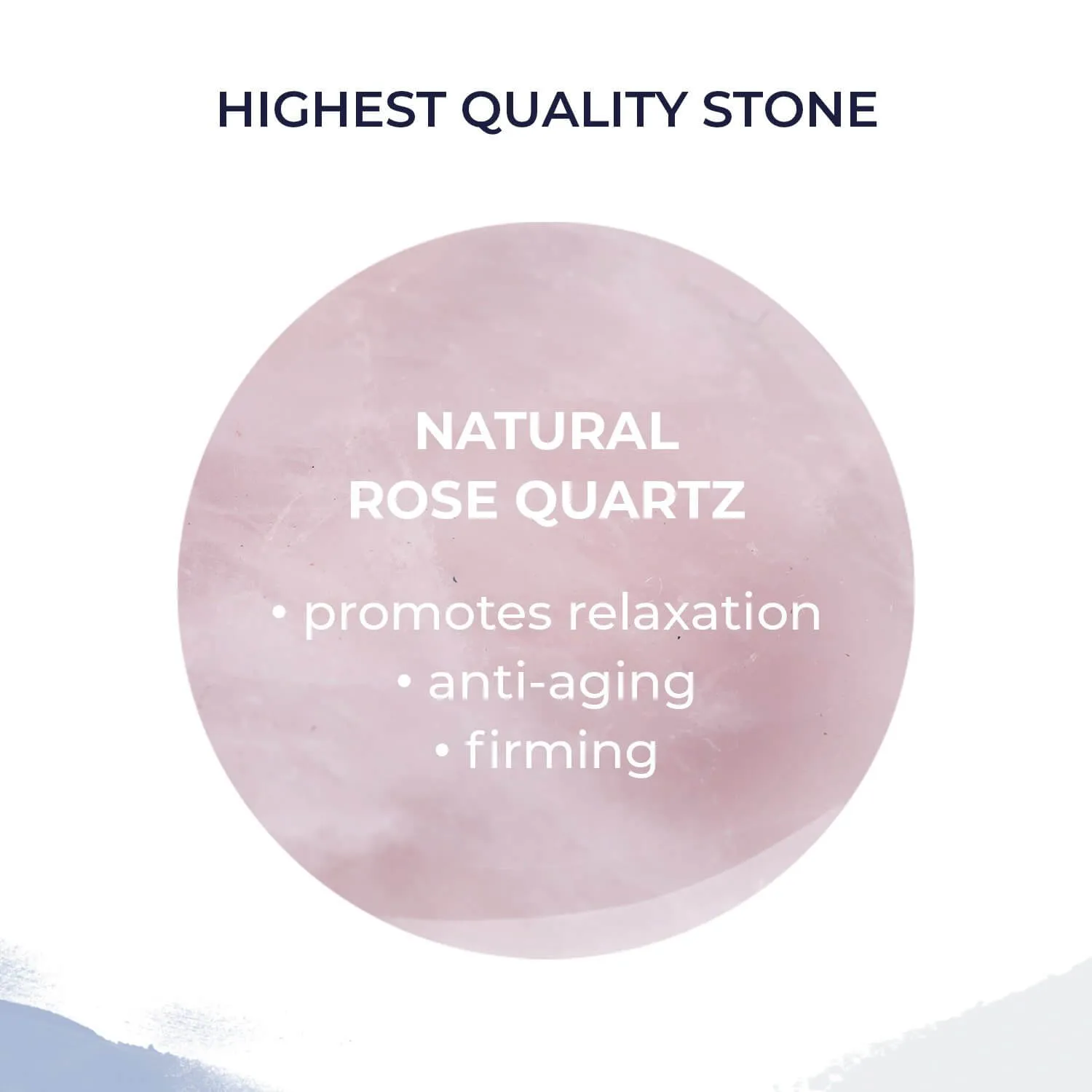 Alana Mitchell Rose Quartz Roller Necklace - Stone Facial Roller