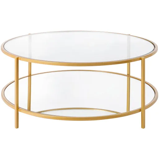 Alecsa Modern 14 Inch Tall x 36 Inch Wide x 36 Inch Deep Coffee Table