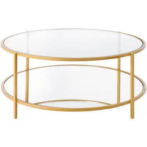 Alecsa Modern 14 Inch Tall x 36 Inch Wide x 36 Inch Deep Coffee Table