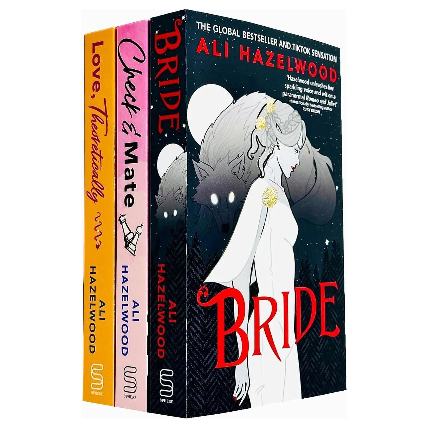 Ali Hazelwood Collection 3 Books Set (Bride, Check & Mate, Love Theoretically)