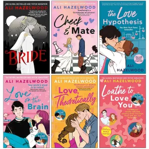 Ali Hazelwood Collection 6 Books Set (Bride, Check & Mate, The Love Hypothesis, Love on the Brain)