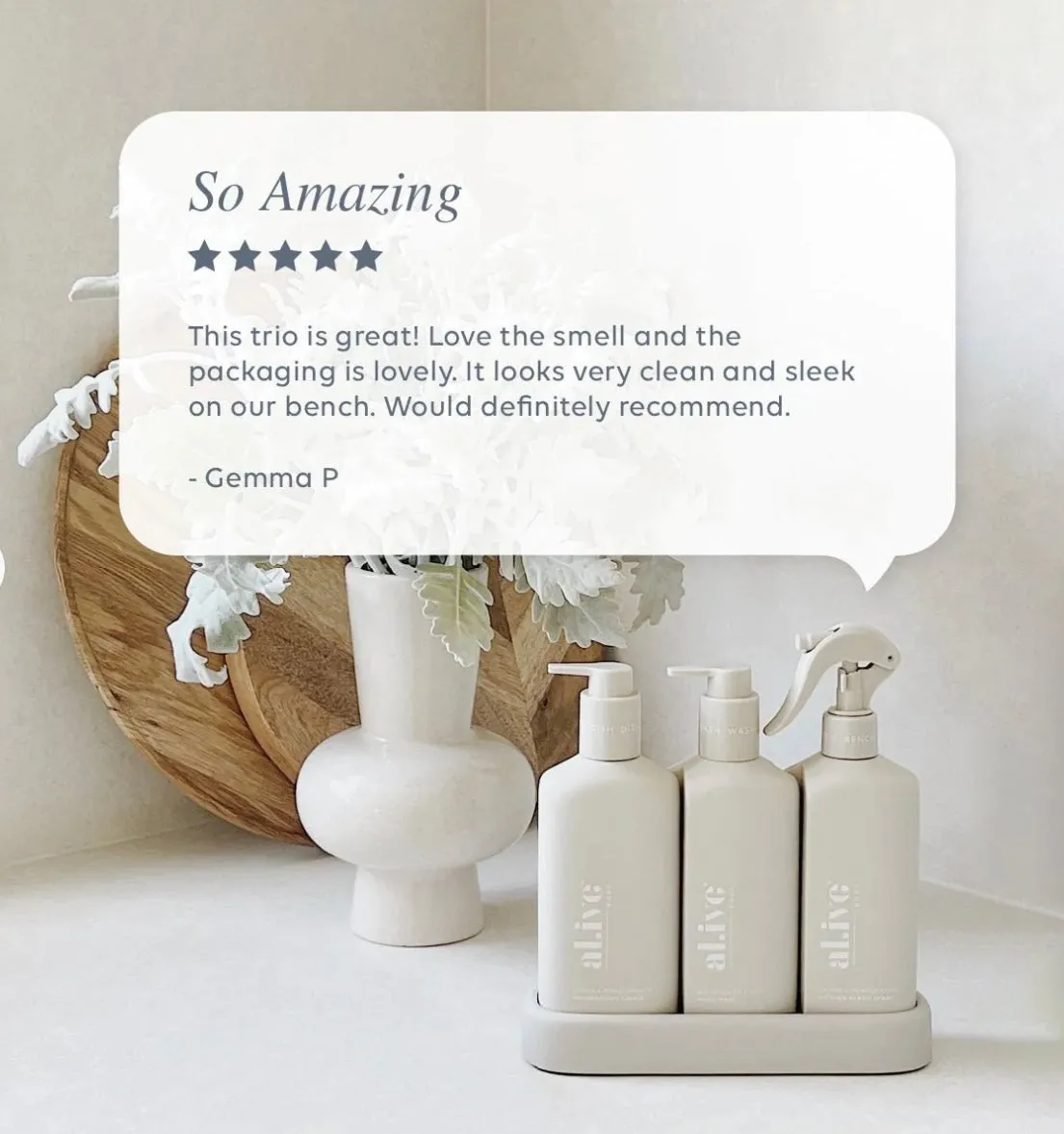 al.ive II KITCHEN TRIO - Dishwashing, Hand Wash & Bench Spray