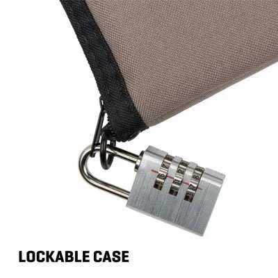Allen Pistol Tote with Pocket - Taupe