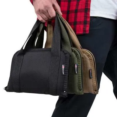 Allen Pistol Tote with Pocket - Taupe