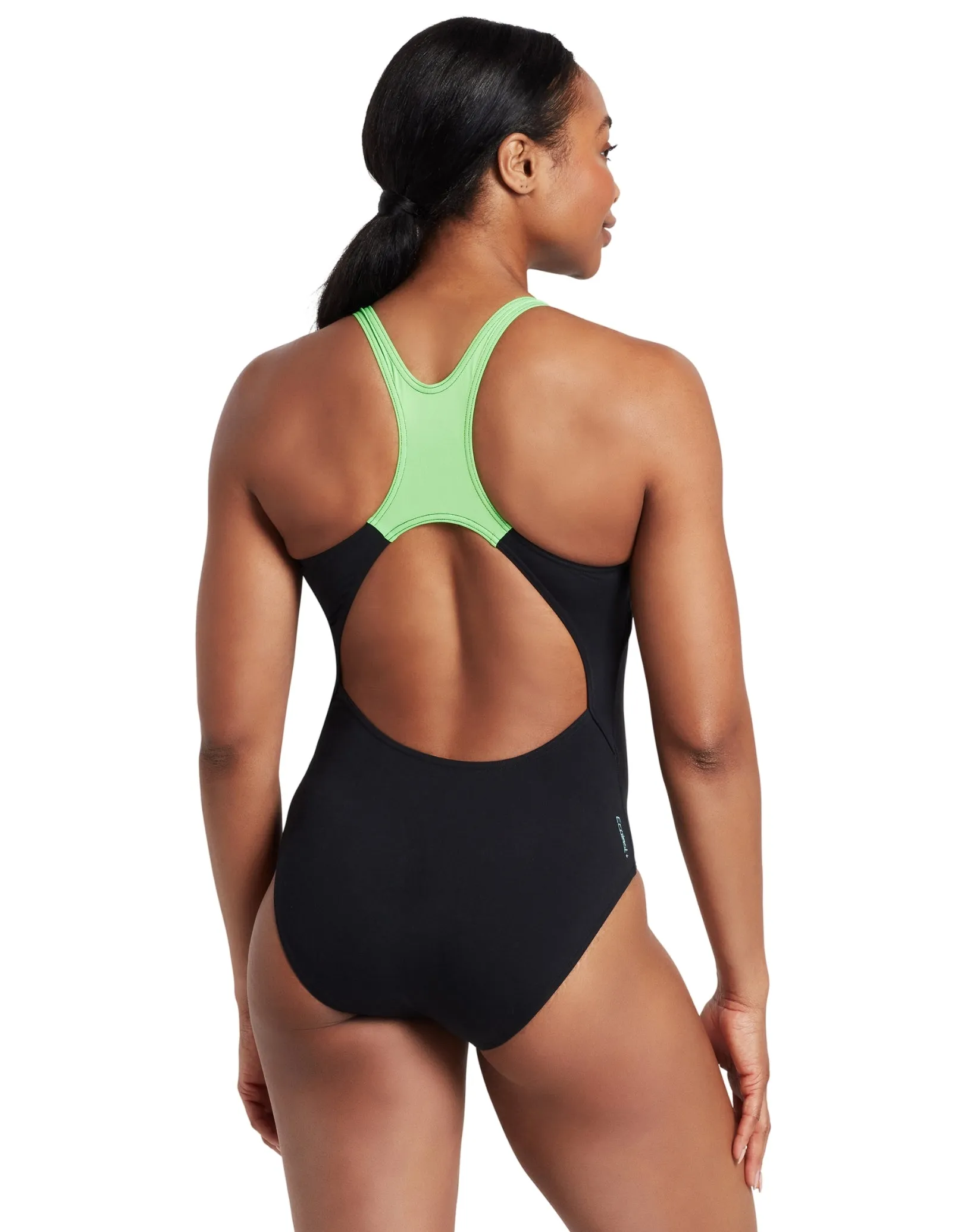 Alloy Actionback Swimsuit - Black/Green