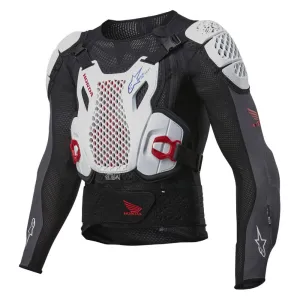 Alpinestars Honda Bionic Plus V2 Protection Jacket Black / White / Blue / Bright Red
