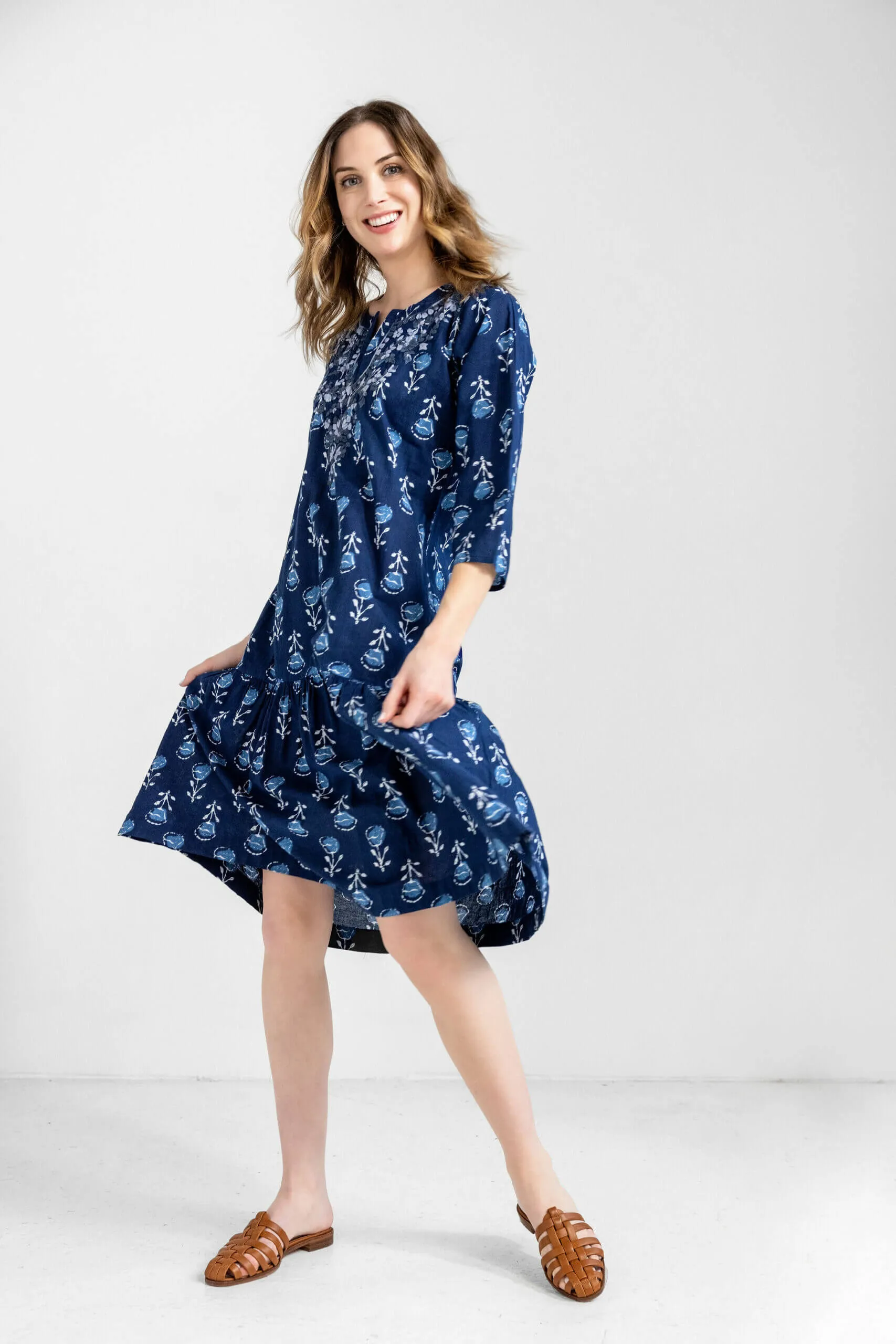 Amaya Julie Navy Dress