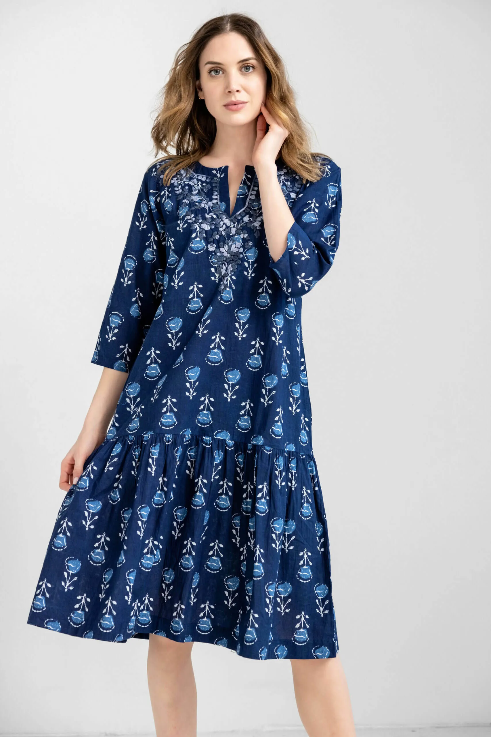 Amaya Julie Navy Dress