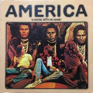 America - Self-Titled (Green Label) - White Hot Stamper (With Issues)