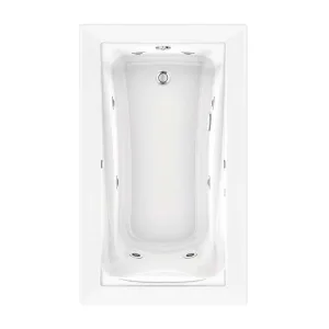 American Standard 3571.048WC.011 Green Tea EcoSilent 5 ft. Whirlpool Tub in Arctic