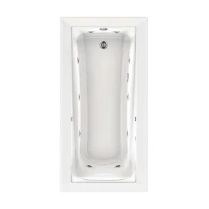 American Standard 3573.048WC.K2.020 Green Tea EcoSilent 6 ft. Whirlpool Tub with Chromatherapy in White