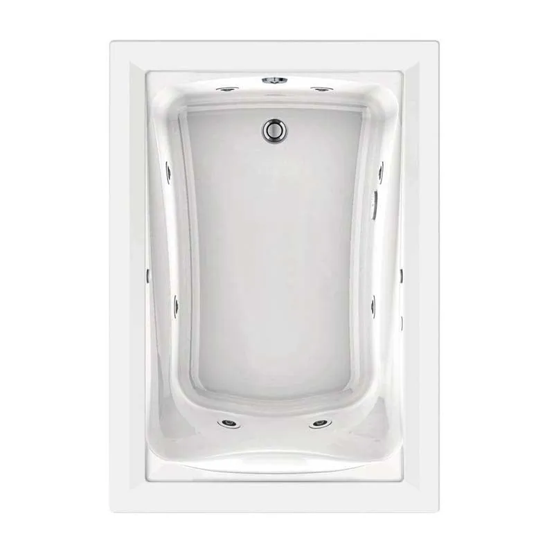 American Standard 3574.448WC.K2.020 Green Tea EcoSilent 5 ft. x 3.5 ft. Whirlpool and Air Bath Tub in White