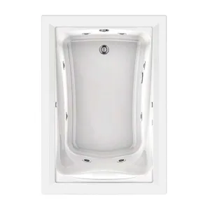 American Standard 3574.448WC.K2.020 Green Tea EcoSilent 5 ft. x 3.5 ft. Whirlpool and Air Bath Tub in White