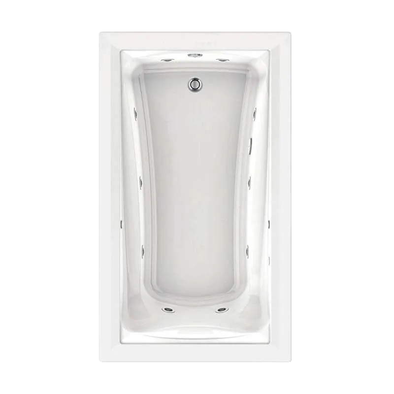 American Standard 3575.048WC.020 Green Tea EcoSilent 6 ft. x 3.5 ft. Whirlpool Tub in White