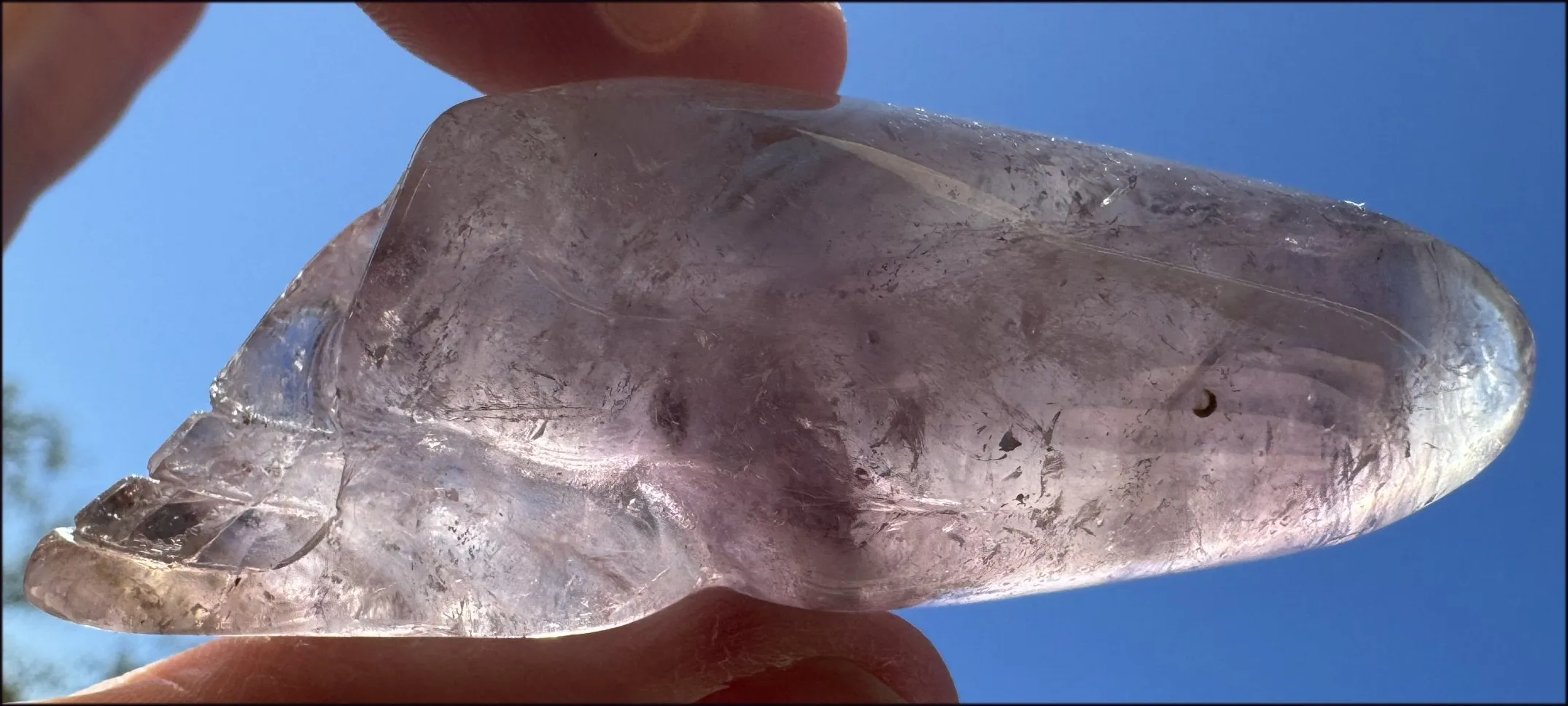 Amethyst ANUNNAKI STYLE Crystal Skull with Smoky Phantoms