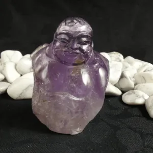 Ametrine Buddha Carving