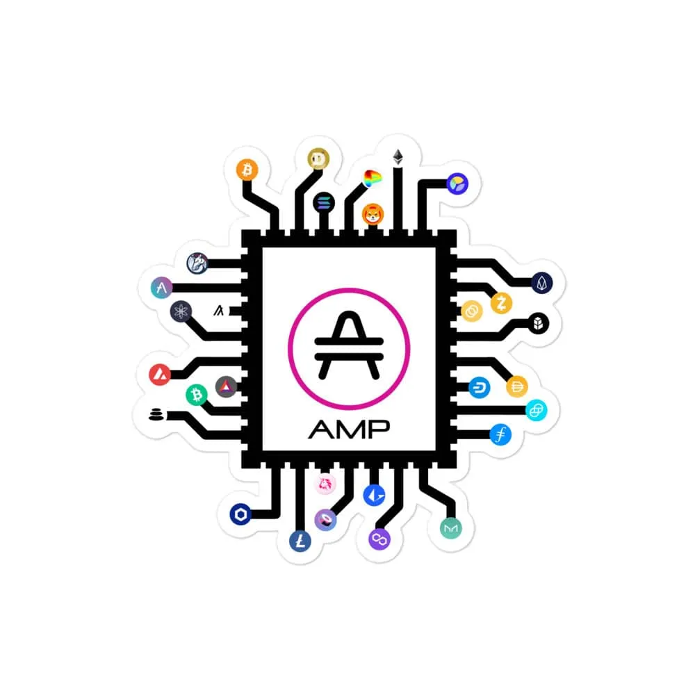 AMP Token CPU Sticker
