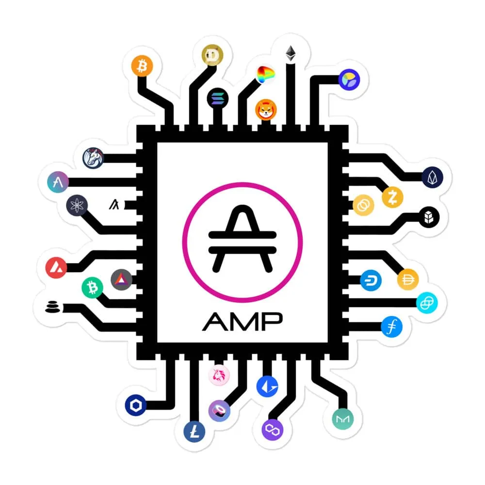 AMP Token CPU Sticker