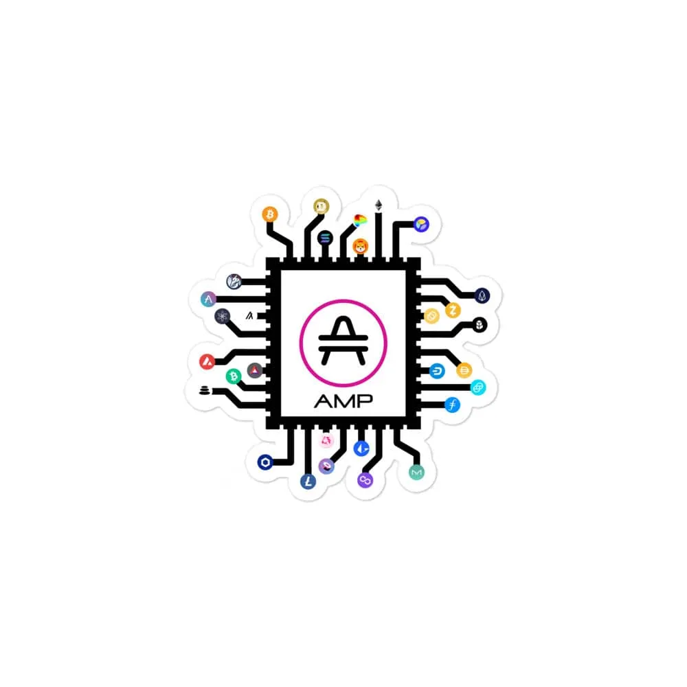 AMP Token CPU Sticker