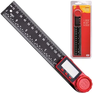 Amtech Digital Angle Finder with Ruler 200mm