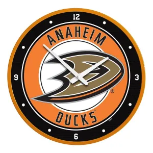 Anaheim Ducks: Modern Disc Wall Clock
