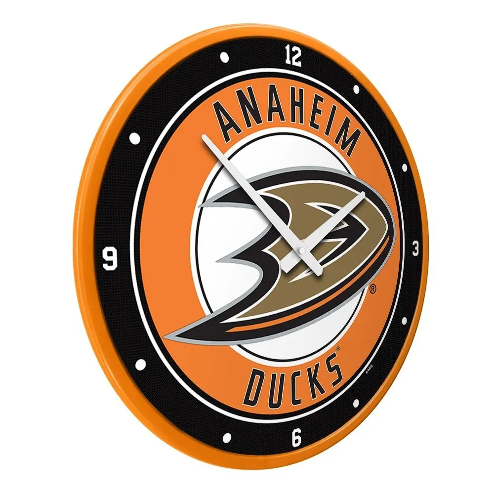 Anaheim Ducks: Modern Disc Wall Clock